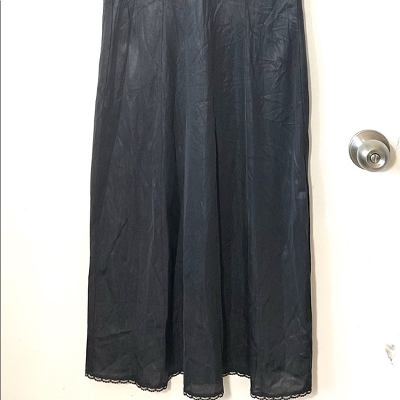 Vintage maiden form full slip lace black nightgown lingerie something special - Picture 3 of 7